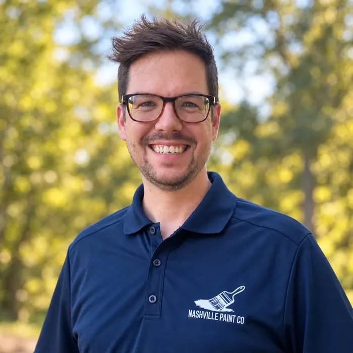 Johnny Bowling, owner of Nashville Paint Co., in the company's navy polo